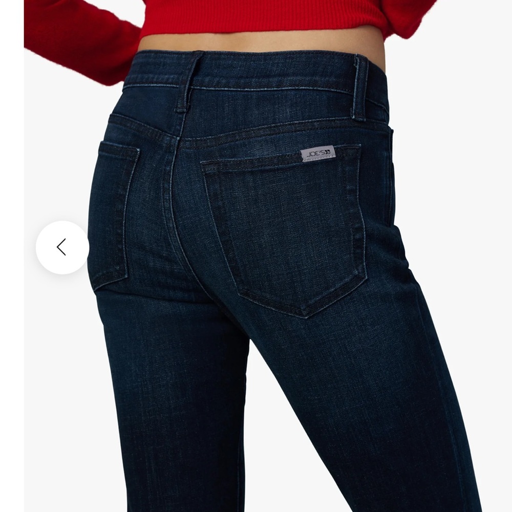 The Mid-Rise Petite Bootcut in dark blue sz 24 new